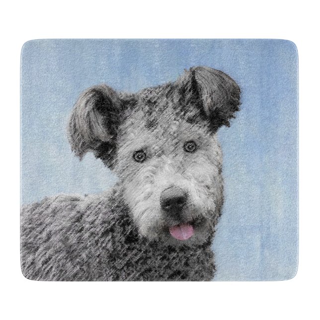 Pumi-målning - Cute Original Hund Art (Framsidan)