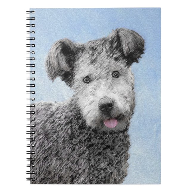 Pumi-målning - Cute Original Hund Art Anteckningsbok (Framsidan)