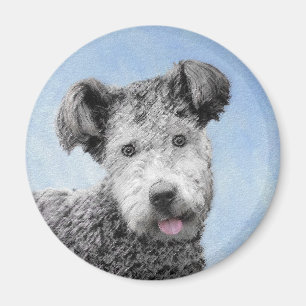 Pumi-målning - Cute Original Hund Art Magnet