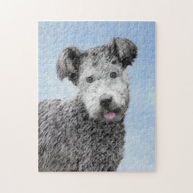 Pumi-målning - Cute Original Hund Art Pussel (Vertikal)