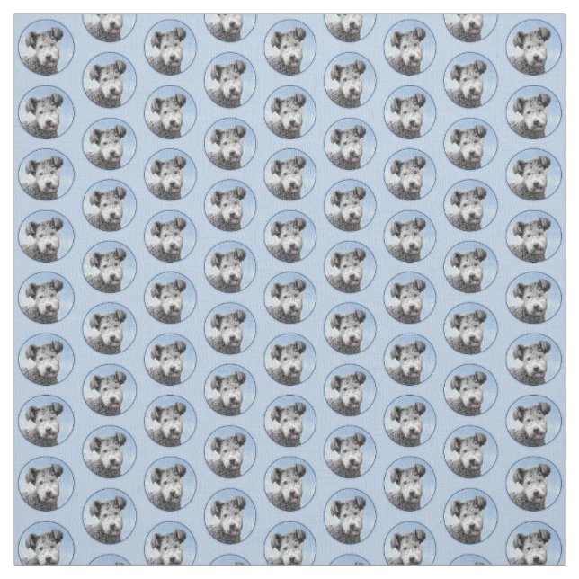 Pumi-målning - Cute Original Hund Art Tyg (Provkarta)