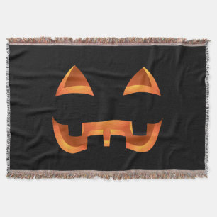 Pumkin Blanket Roligt Halloween Throw Blankets Dec Mysfilt