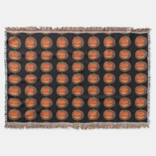 Pumkin Blanket Roligt Halloween Throw Blankets Dec Mysfilt