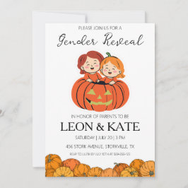 Pumkin-gender visar inbjudningar