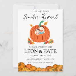 Pumkin-gender visar inbjudningar