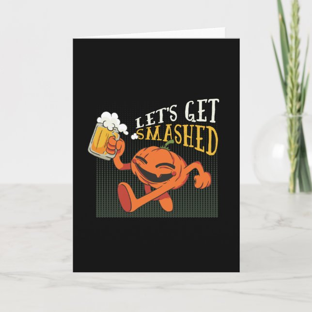 pumkin halloween fest kort (Framsida)