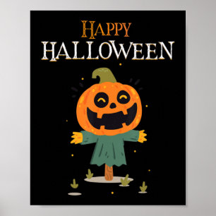 pumkin Happy halloween Poster