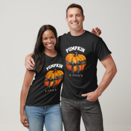 Pumkin Season Retro Coquette Halloween T-Shirt