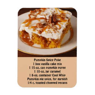 Pumkin Spice Poke Magnet