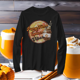 pumkin spice vibes ord art Fall Säsong T Shirt