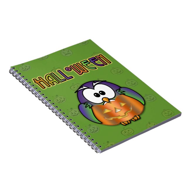 pumkin uggla anteckningsbok (Högra Sidan)