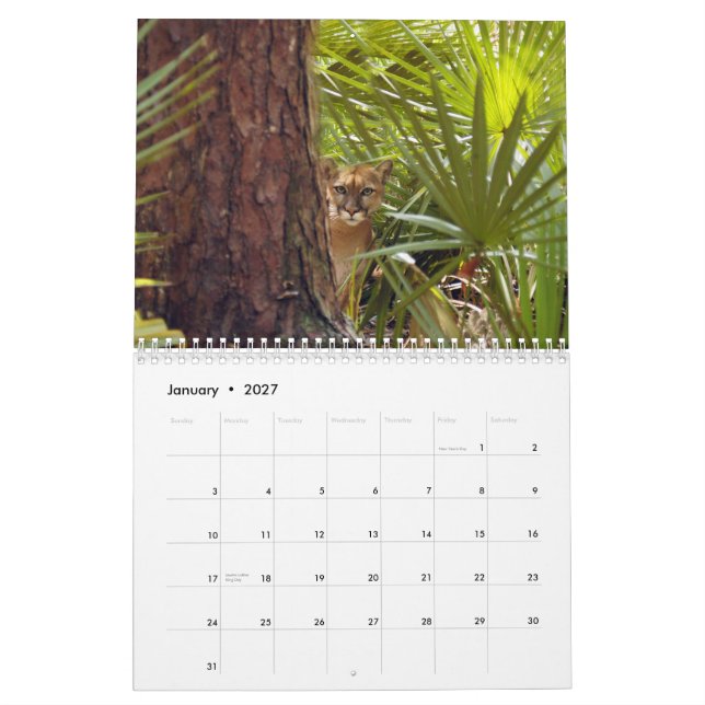 Pumor Calendar, pumor/pumor Kalender (Jan 2027)