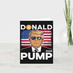Pump Bitcoin Funny Trump 2024 Crypto Kort