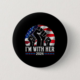 Pump I'm with her Kamala Harris 2024 Knapp