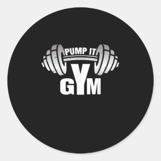Pump it Ness Gym Sport Motivation Manar Women Kid Runt Klistermärke