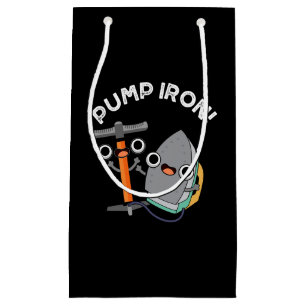 Pump Järn Funny Exercise Pun Mörk BG