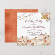 Pumpa 30-års födelsedagsfest Boho Pampas gräs