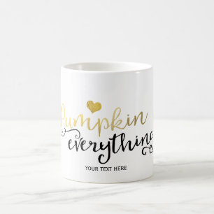 PUMPA ALLT Höst Svart & Guld Kaffemugg