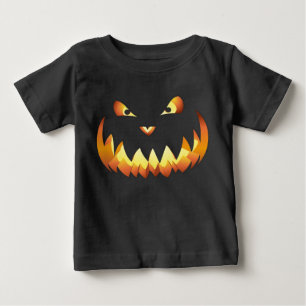 Pumpa Ansikte 4 för Halloween Tee Shirt