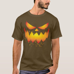 Pumpa ansikte Halloween med läsk jack o lantern T Shirt