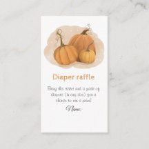 Pumpa Baby Shower Blöja Lotteri