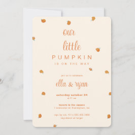 Pumpa: Baby Shower Inbjudan
