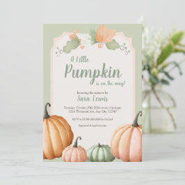 Pumpa Baby shower inbjudan