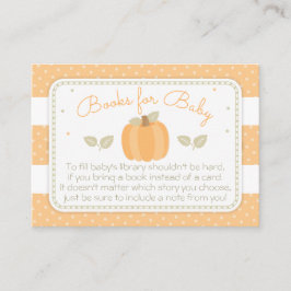 Pumpa Baby Shower Ta Med En Bok Tilläggskort