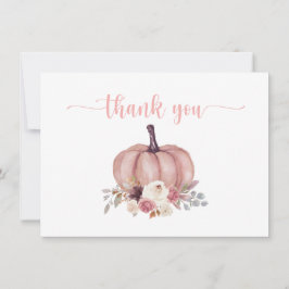 Pumpa Blommig, Rustik Dusch, Födelsedag Tack Kort