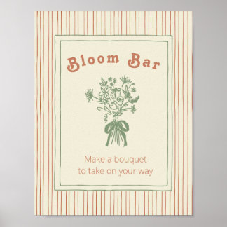 Pumpa: Blomsterbarskylt Poster