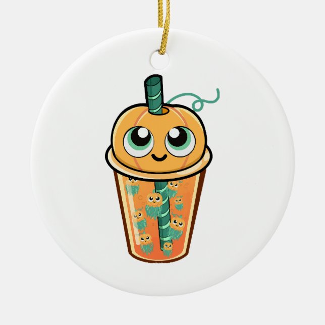 Pumpa Boba Maneter Julgransprydnad Keramik (Framsidan)