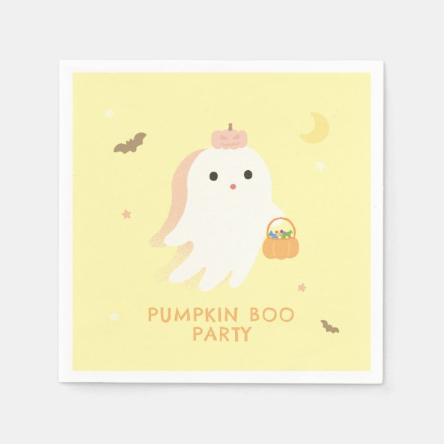 Pumpa Boo-fest Pappersservetter (Framsidan)