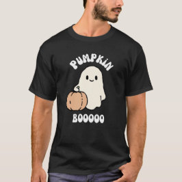Pumpa Boo Halloween Spöke Söt Skräckinjagande Höst T Shirt