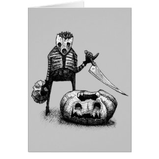 Pumpa Carver Hälsningskort