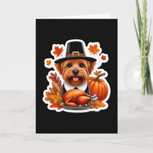 Pumpa Coquette Bow Paj Floral Höst Tackgivningsdag Kort (Framsida)
