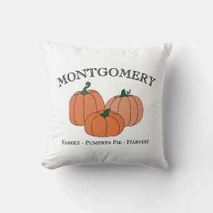 Pumpa Country Logotyp Familj eller Företagsnamn Kudde