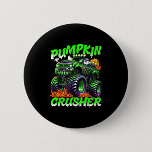 Pumpa Crusher Monster Truck Spöken Halloween För Knapp