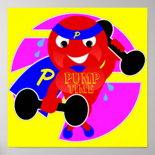 Pumpa den Time affischen Poster