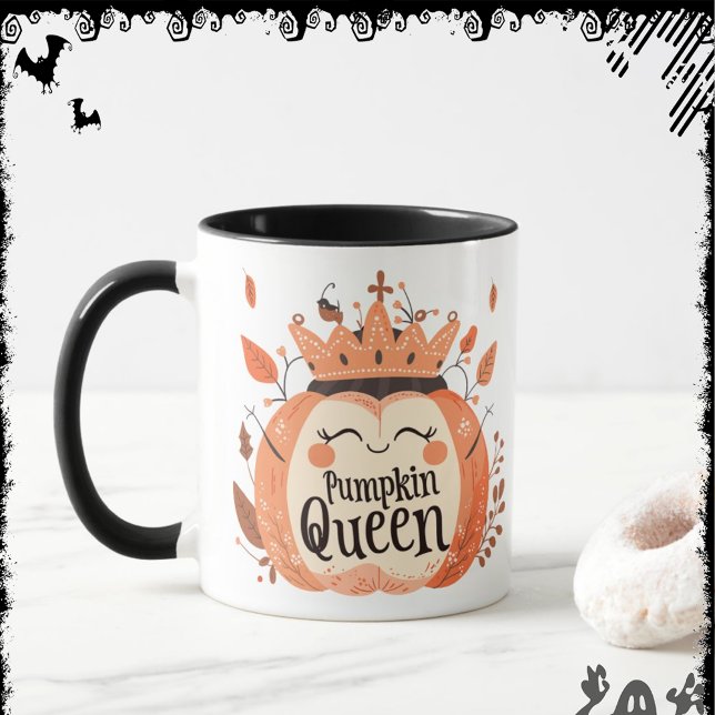 Pumpa Drottning | ExDesigner | Halloween Mugg (Skapare uppladdad)