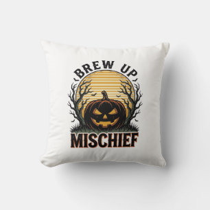 Pumpa Elakhet Tröja Vintage Halloween Grafik_1 Kudde