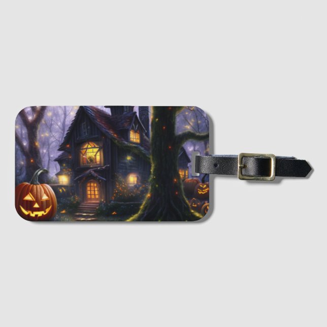 Pumpa/fall/höst/Halloween Bagagebricka (Framsida horisontal)
