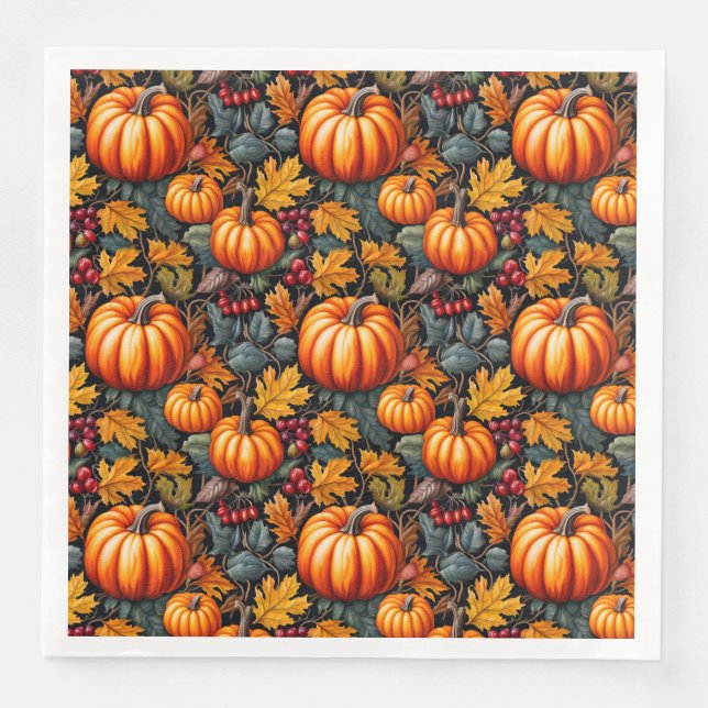 Pumpa Fancy  Pappersservett (Framsida)