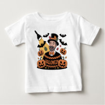Pumpa, fladdermöss & höstlöv Design T-shirt