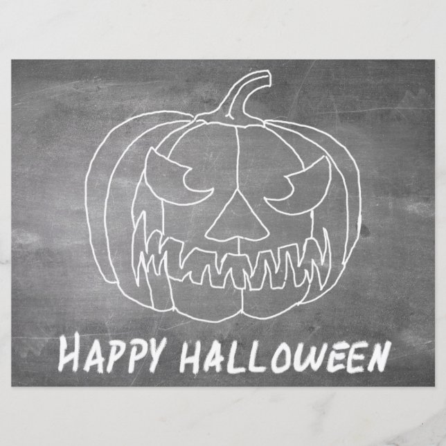 Pumpa för Halloween 2 kritskiveutseende (Framsida)