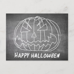 Pumpa för Halloween 5 skrivtavla utseende Helg Vykort