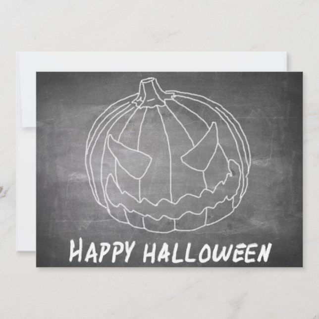 Pumpa för Halloween 6 kritskivevy (Framsida)