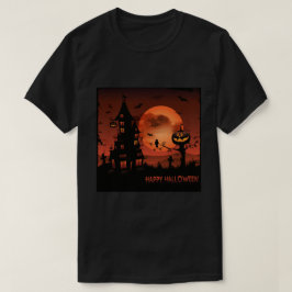 Pumpa för Halloween kyrkogårdplatser slår till T-shirt