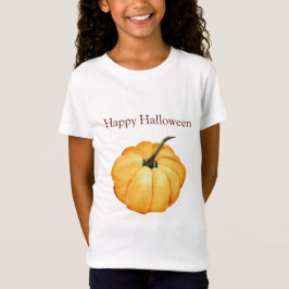 Pumpa för happy halloween söt orange t shirt
