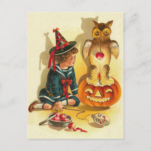 Pumpa för häxaugglajack o lantern vykort
