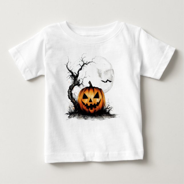 pumpa för spooky-säsong t shirt (Framsida)